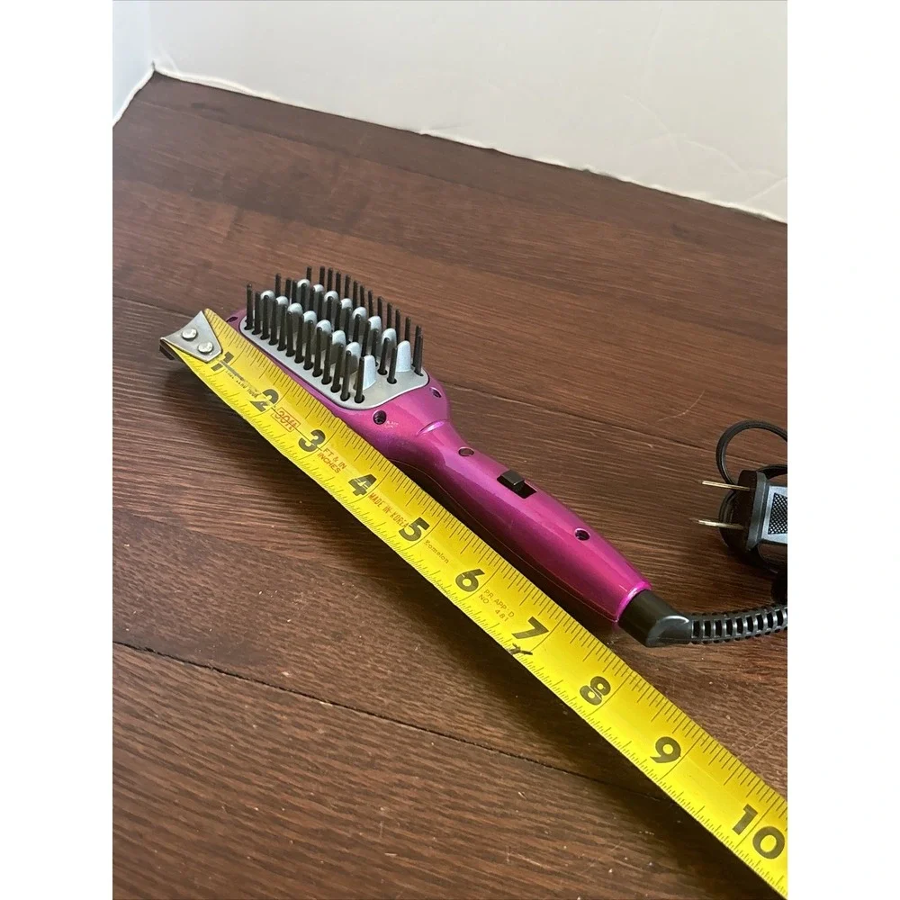 Conair Super Smoothing Brush Pink‎ Gentle Heat, Dual Voltage, Fast Heat-Up